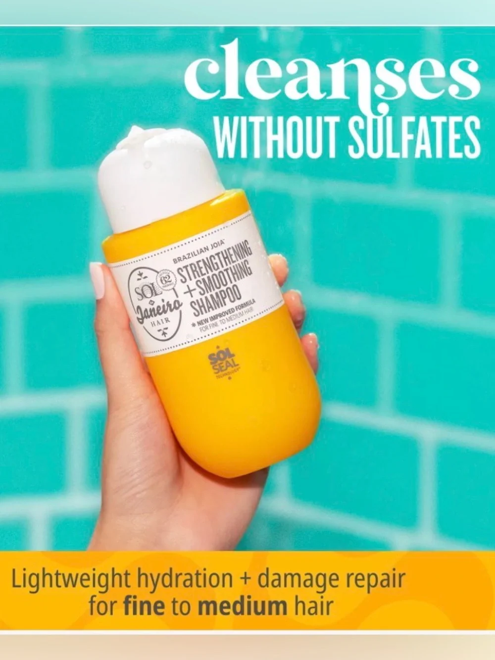 Sol SHAMPOO Strengthening + Smoothing 3oz